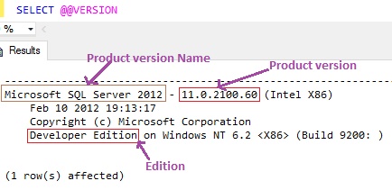 sql-server-version