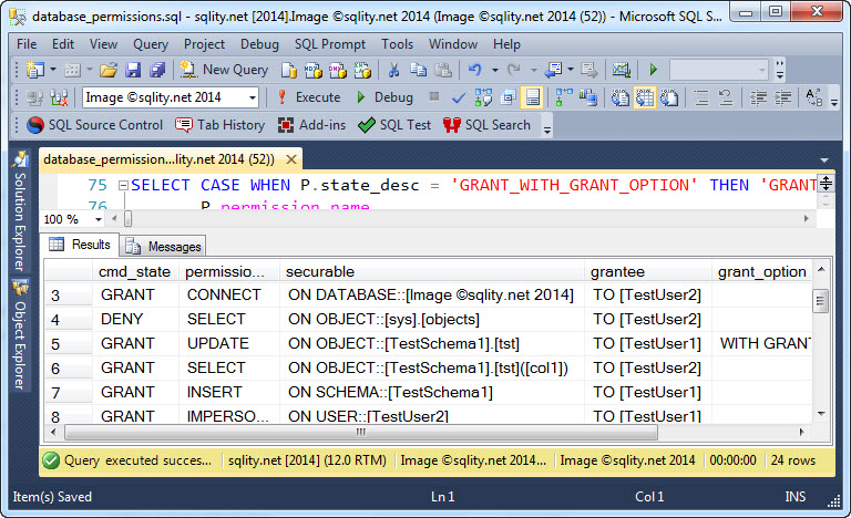 scripting permission using sys.database_permissions