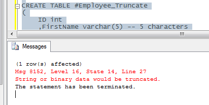 String-or-binary-data-would-be-truncated String or Binary data would be truncated error