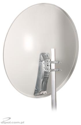 Steel Satellite Dish: TRIAX 80 TD (light gray)
