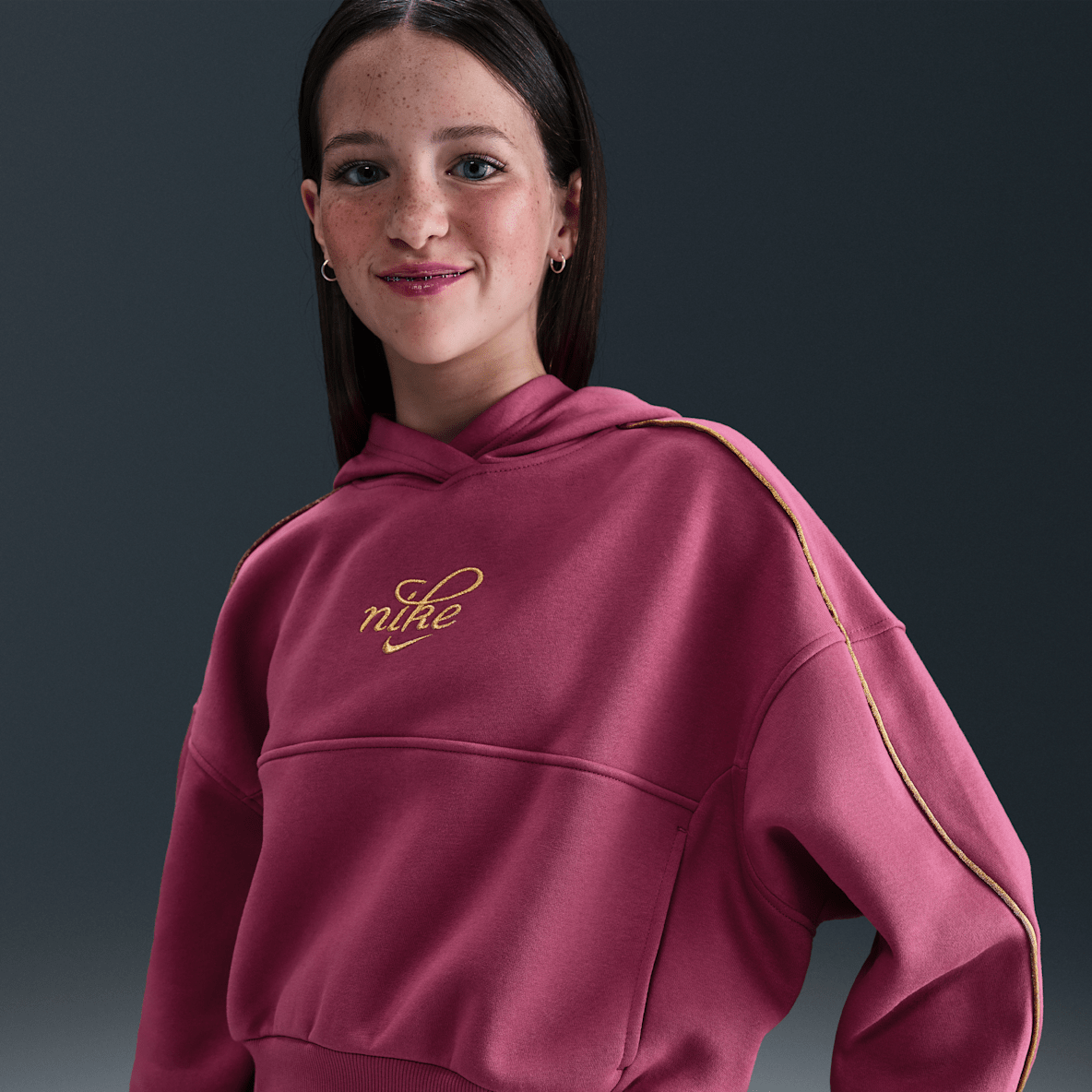 Nike Sportswear Club Fleece Boxy Hoodie für ältere Kinder (Mädchen)