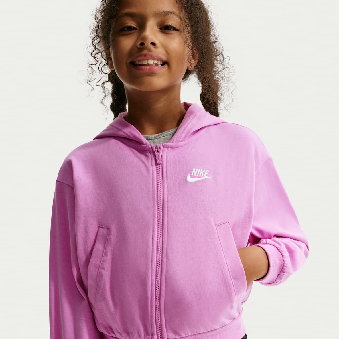 Nike Sportswear Hoodie mit durchgehendem Reißverschluss für ältere Kinder (Mädchen)