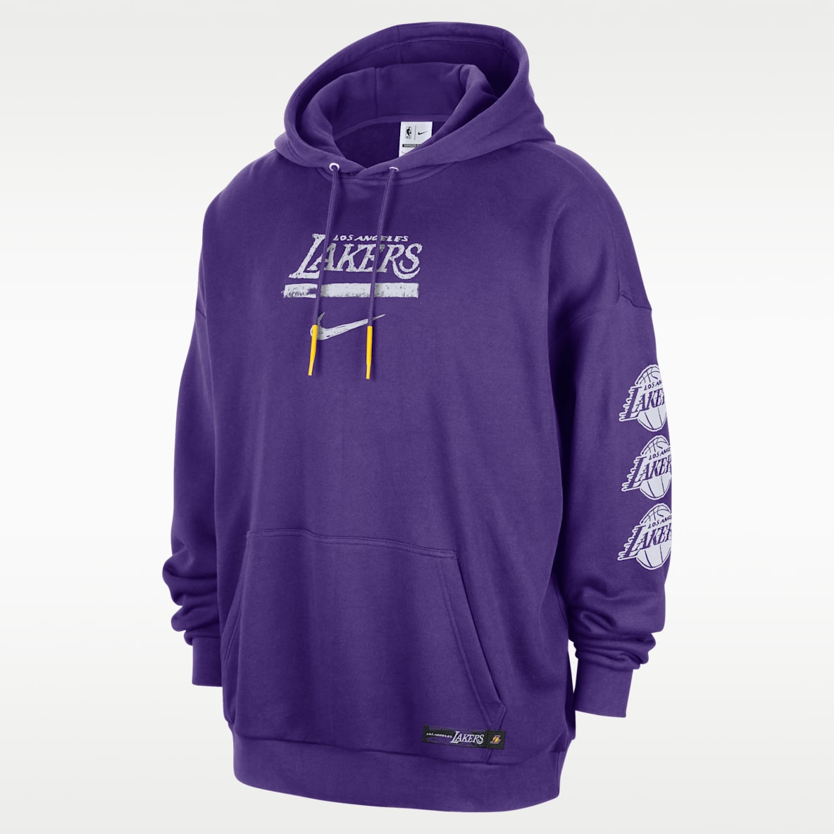 Los Angeles Lakers Courtside Jordan NBA Club Premium-Hoodie für Herren