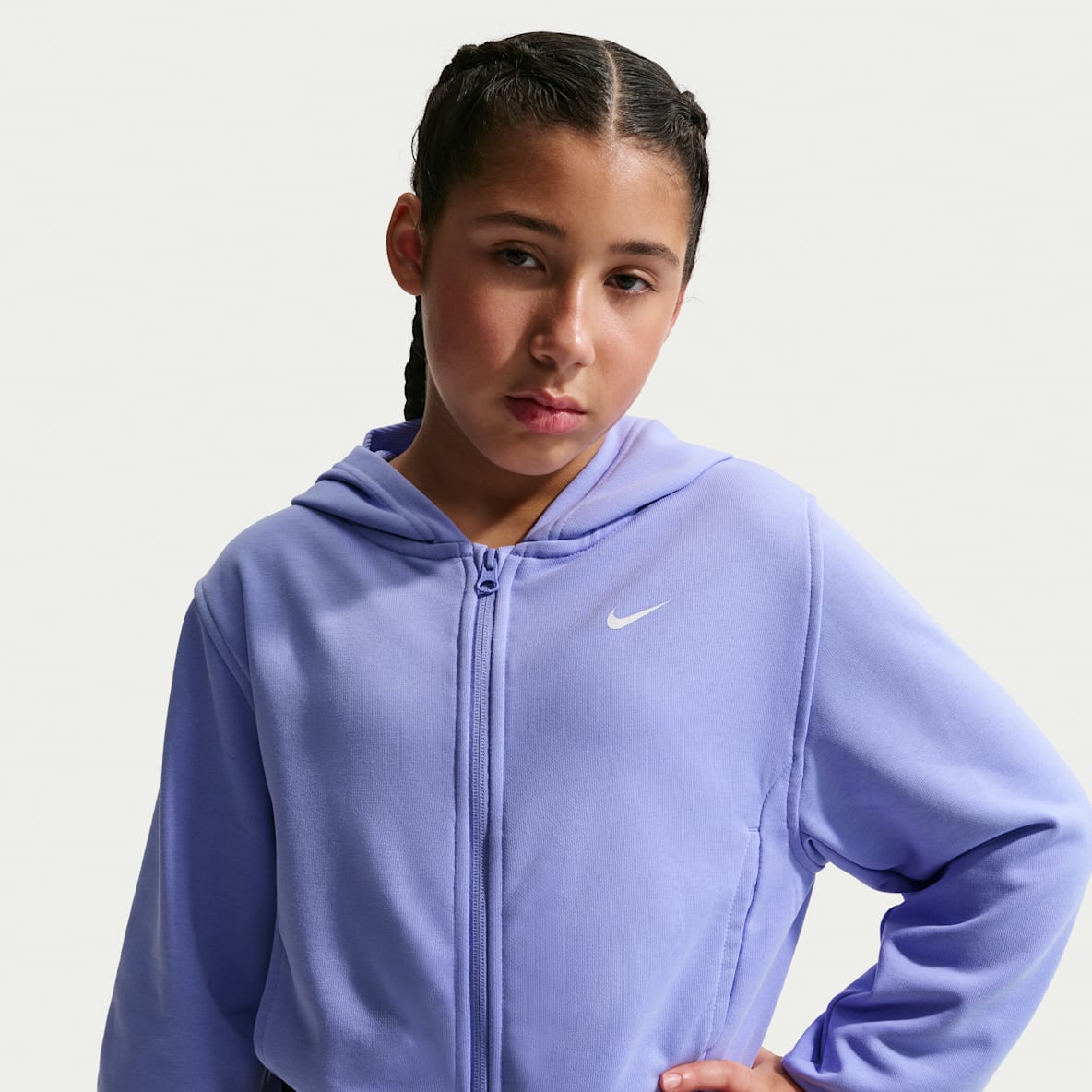 Nike Pro Fleece Dri-FIT-Kapuzenjacke (ältere Kinder) (Mädchen)