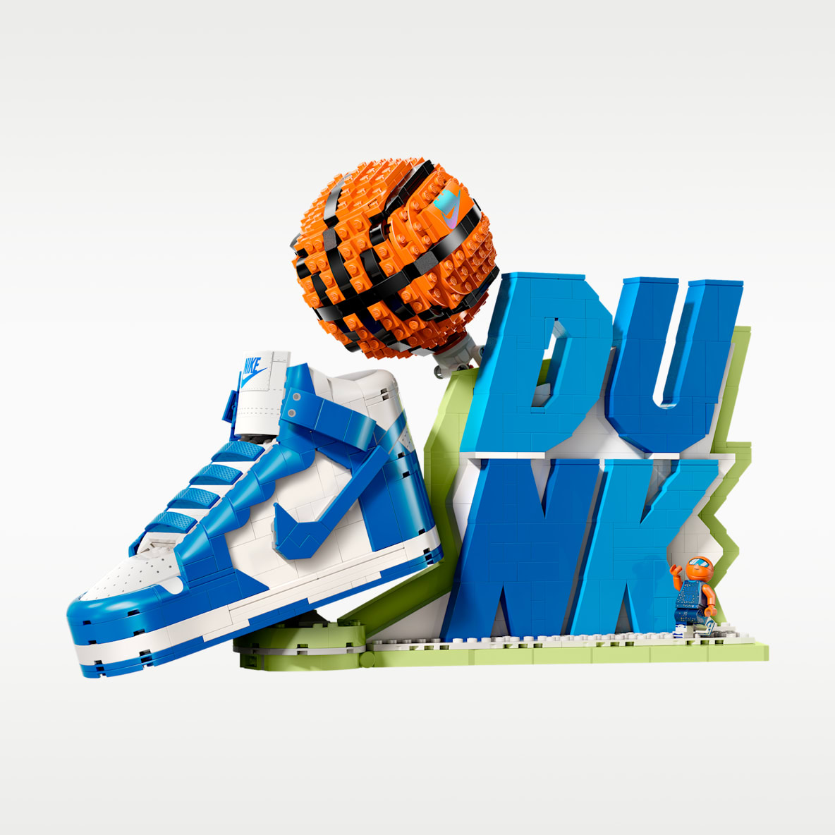 Nike Dunk x LEGO® Set Sneaker-Building Kit with Exclusive Minifigure