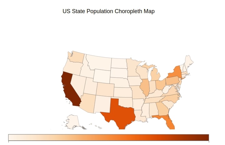 Interactive Choropleth Maps using bqplot