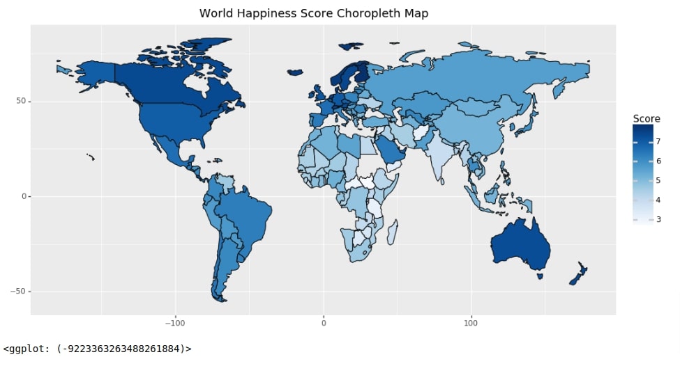 Maps using Plotnine (Choropleth, Scatter, and Bubble Maps)