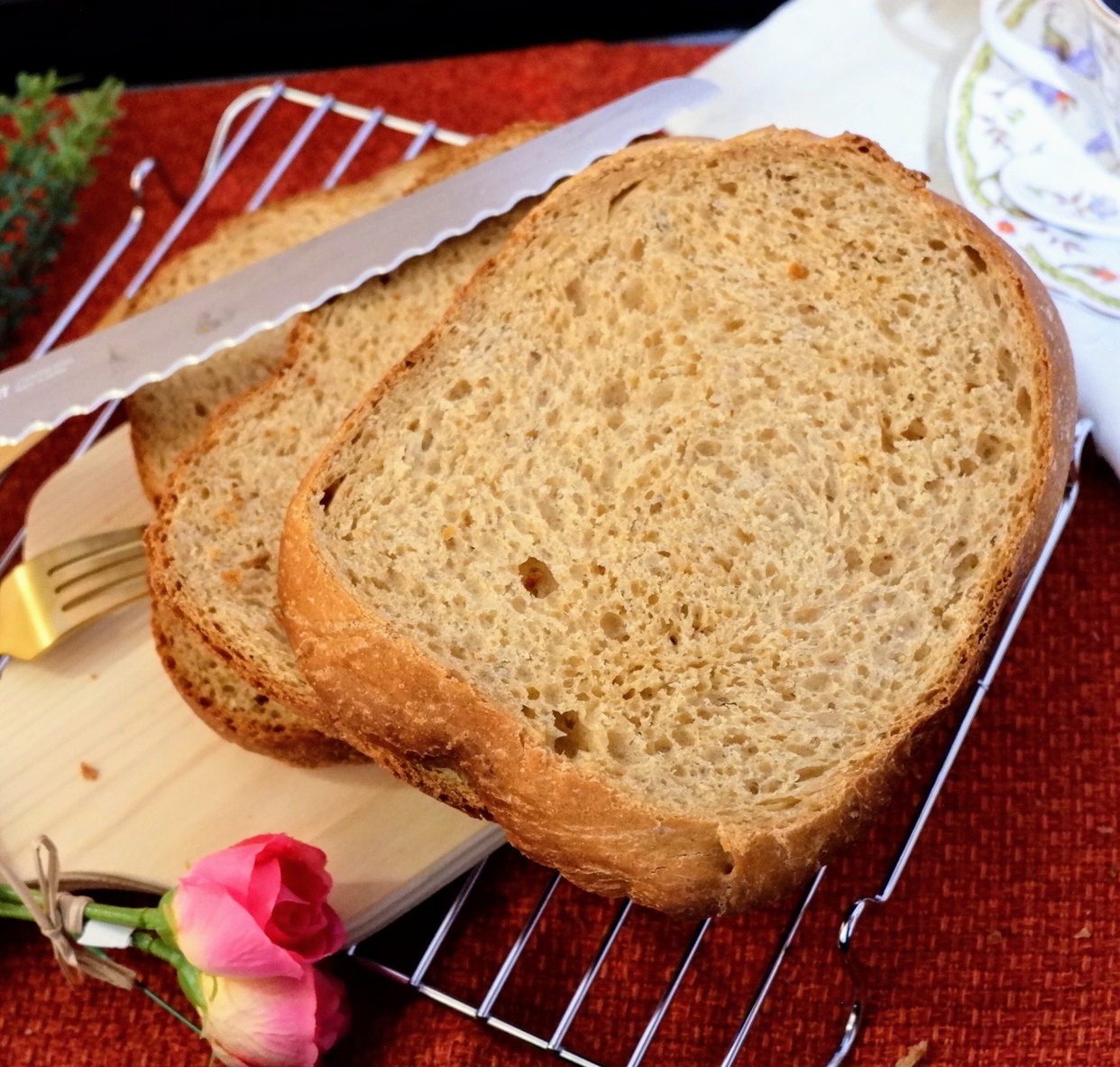 貝印(KAI) BreadySELECT パン切りナイフ&ガイドセット AC0059を使った山科ちえ子(山下知英子)さんのクチコミ画像1