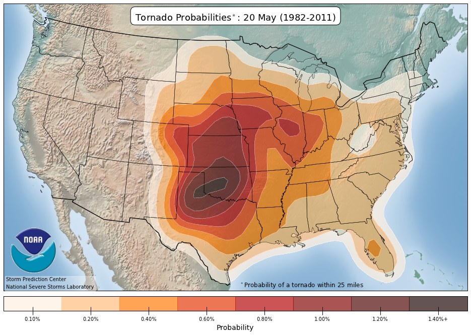 Chasing severe weather May 20