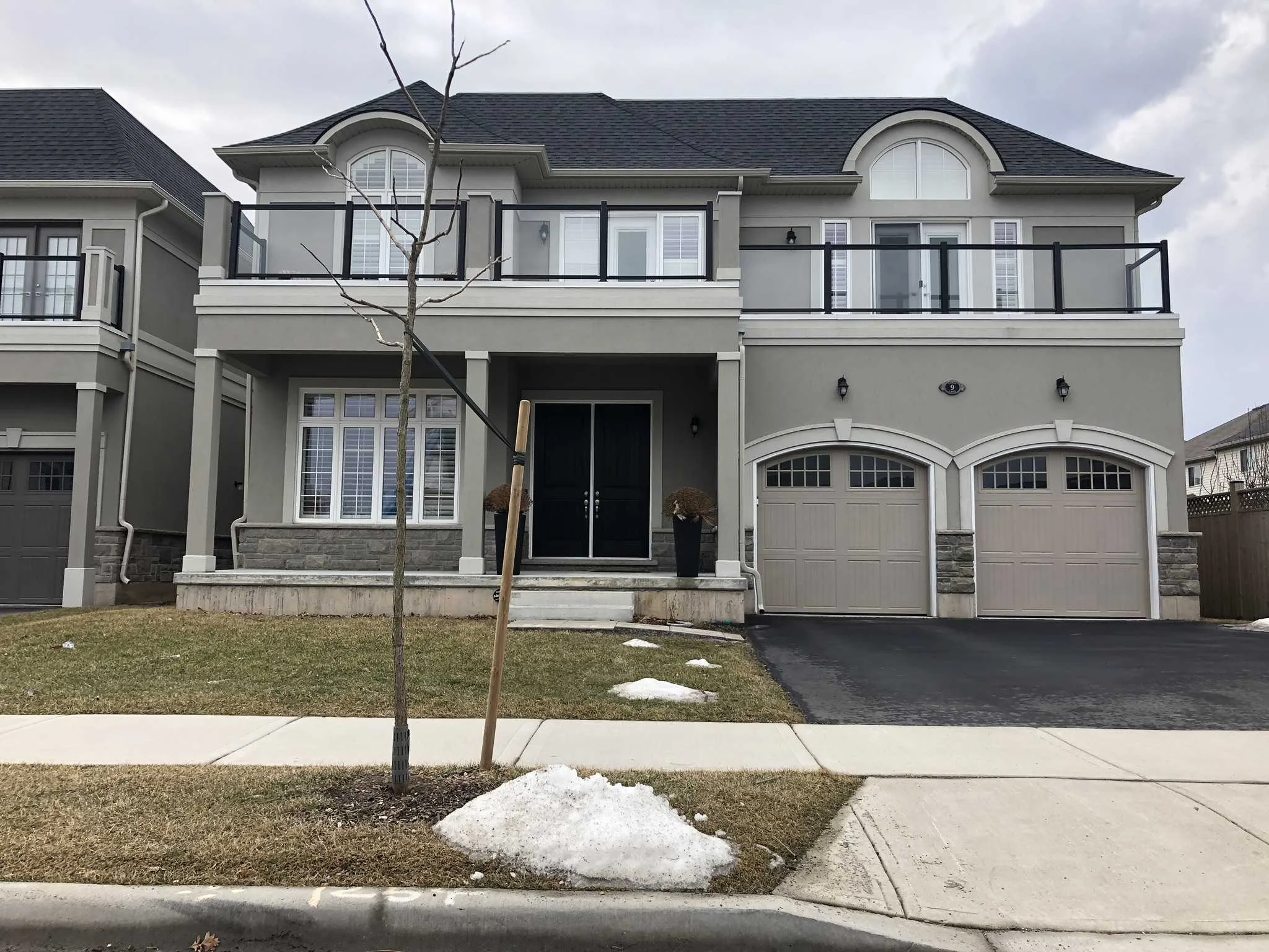 Exterior Building With EIFS And Stucco Finish