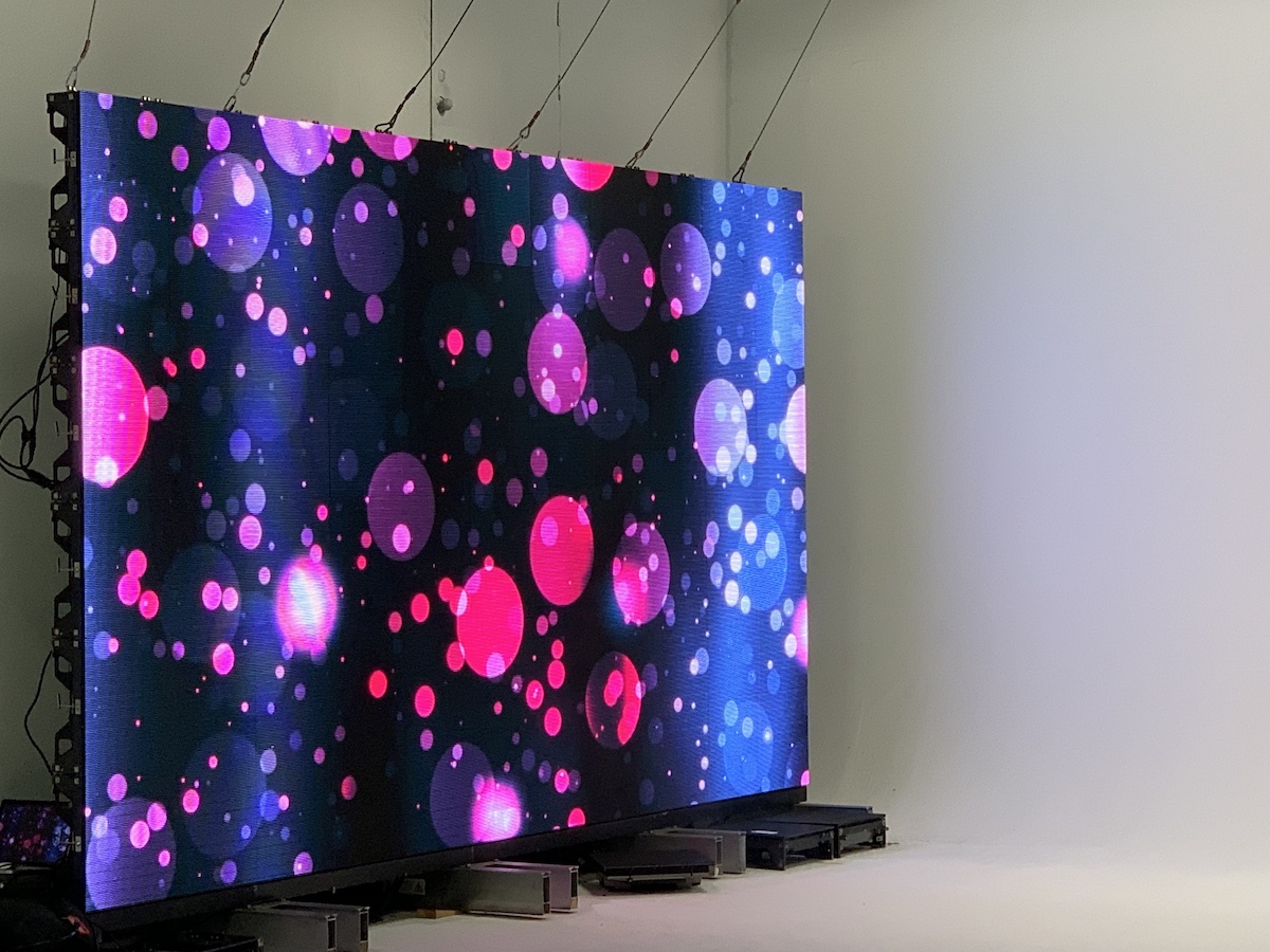 Studio Space Atlanta led wall studio stage