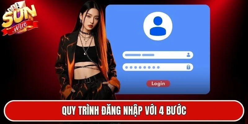 Sunwin 20 Sunwin Quy trình đăng nhập với 4 bước