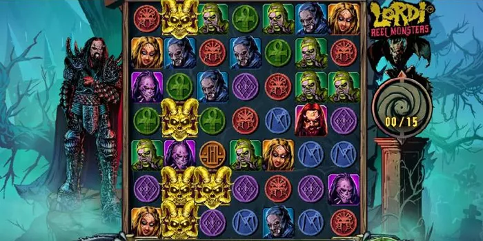 Grafis & Suara Slot Lordi Reel Monsters