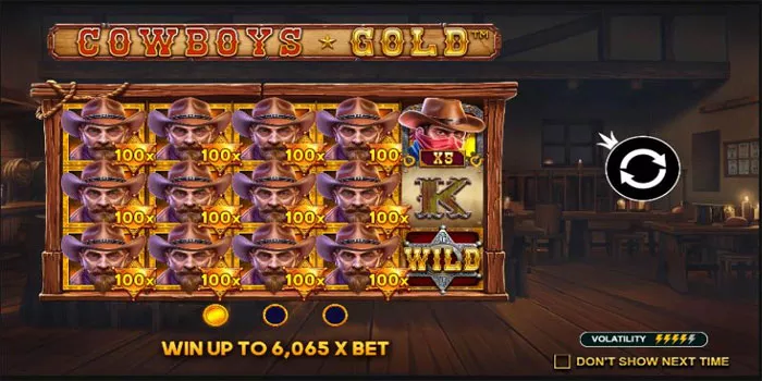 Varian Simbol Slot Cowboys Gold
