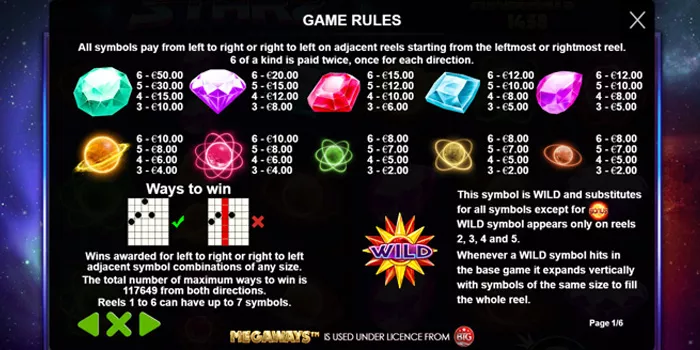 Ulasan Slot Starz Megaways