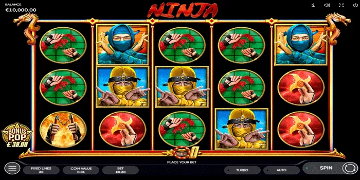 Fitur Khusus dan Bonus Dalam Slot Ninja Coins