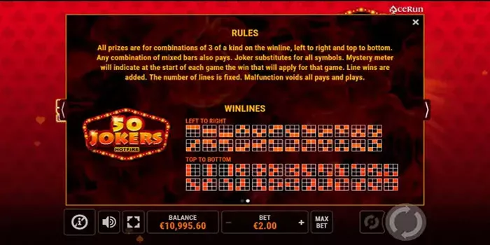 Tips Menang Bermain Slot 50 Jokers Hotfire