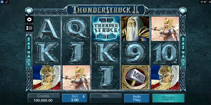  Keseruan Bermain Thunderstruck II=