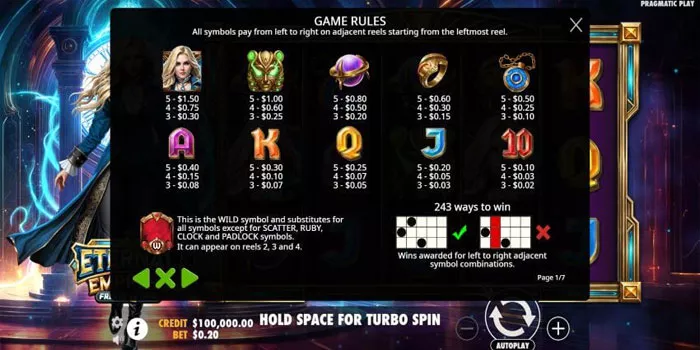 Simbol Pembayaran Eternal Empress – Freeze Time