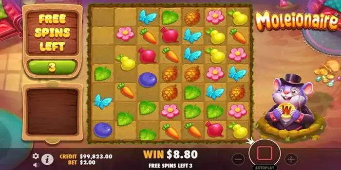 Fitur Bonus Slot Moleionaire