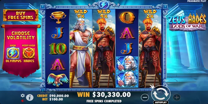 Tips Menang di Slot The Zeus vs Hades