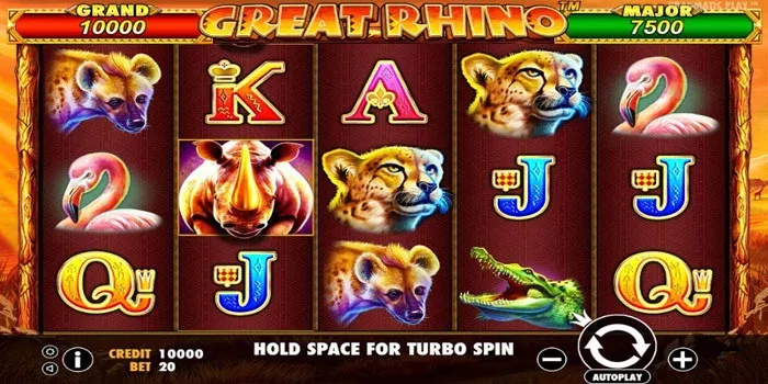 Cara Bermain Slot Great Rhino