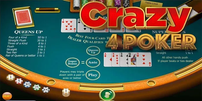Tips Gampang Mendapatkan Jackpot Di Casino Crazy 4 Poker 