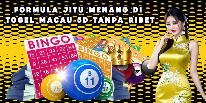 Formula Jitu Menang Di Togel Macau 5D Tanpa Ribet