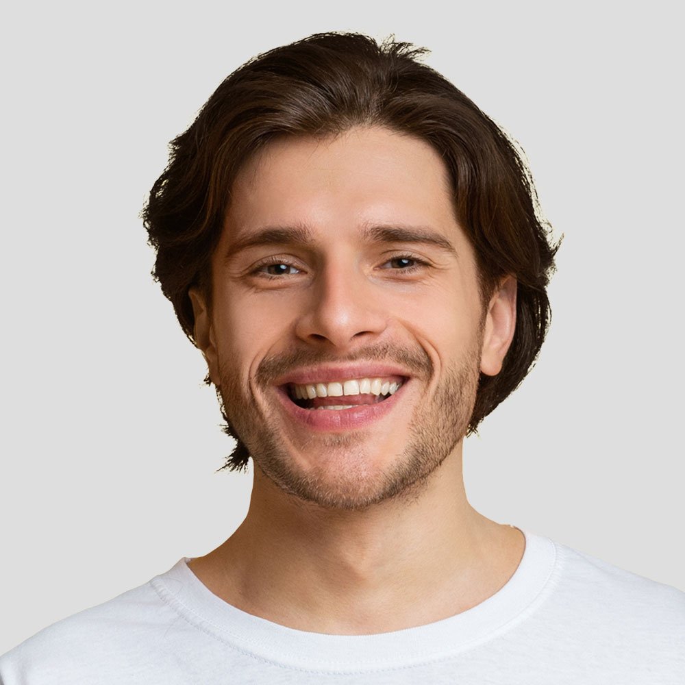 male face