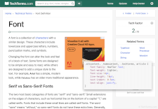 A webpage with default CSS
