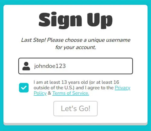 How to Sign Up for a Blooket Account? 6 Complete the Registration: