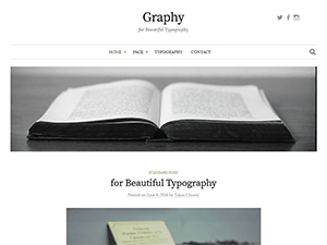 Graphy WordPress Theme
