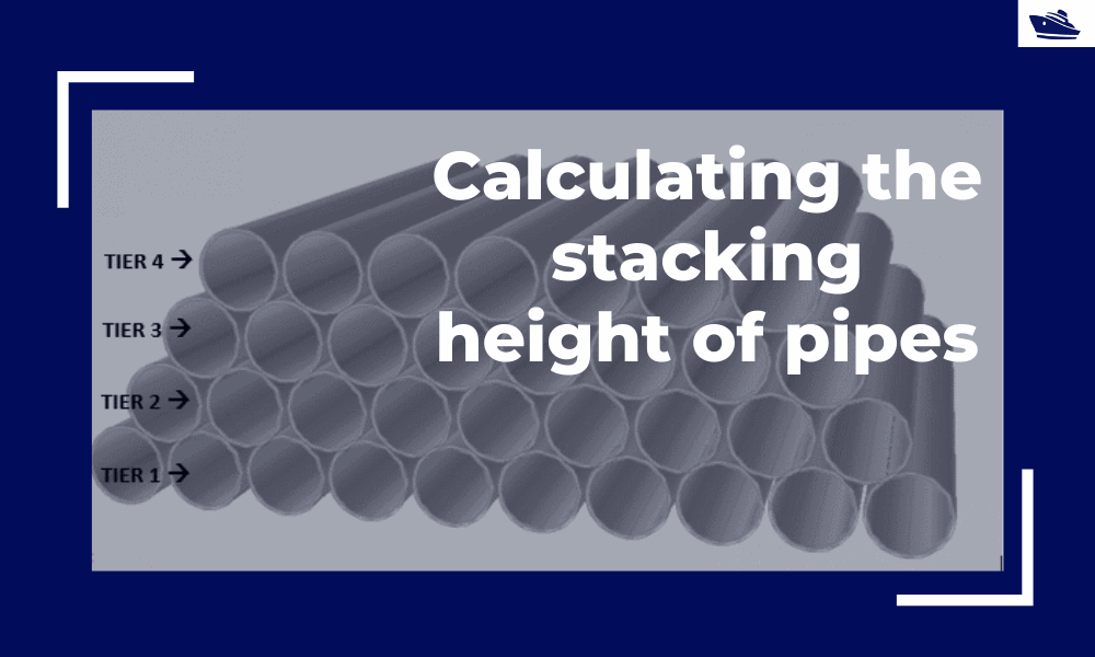 Calculating the maximum stacking height of pipes
