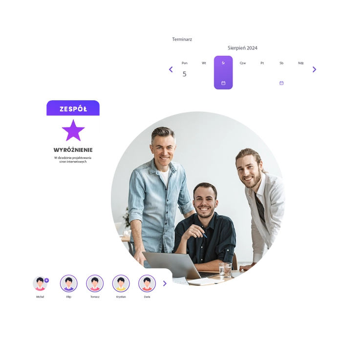 grafika interfejsu strony www