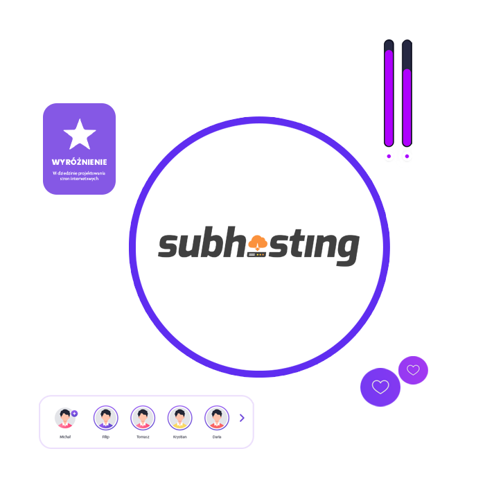 grafika interfejsu strony www