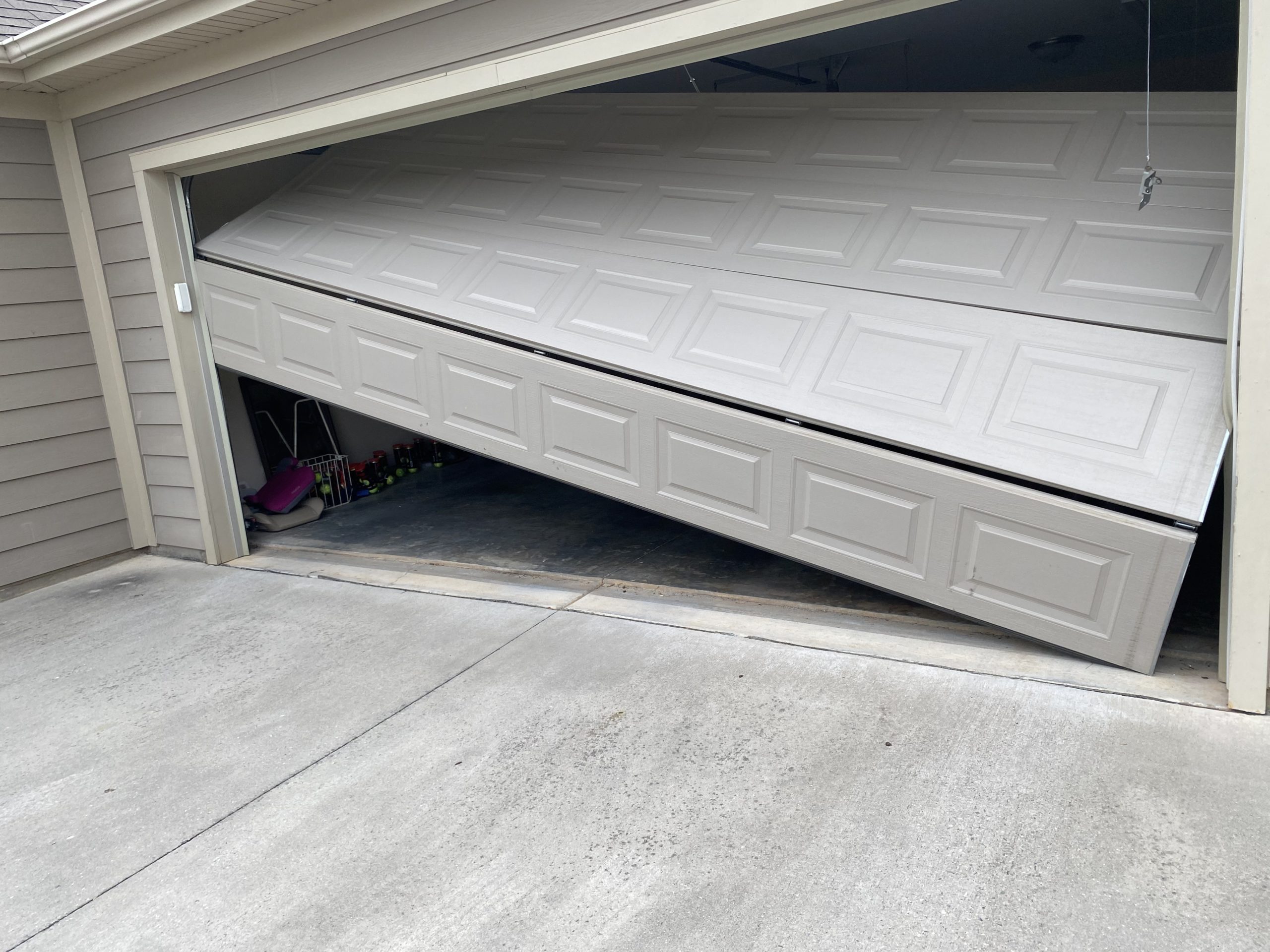 Garage Door Off Track Repair