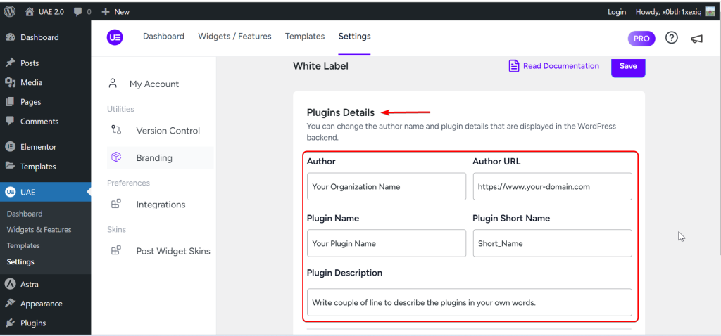 How to White Label UAE? UAE white label widget settings