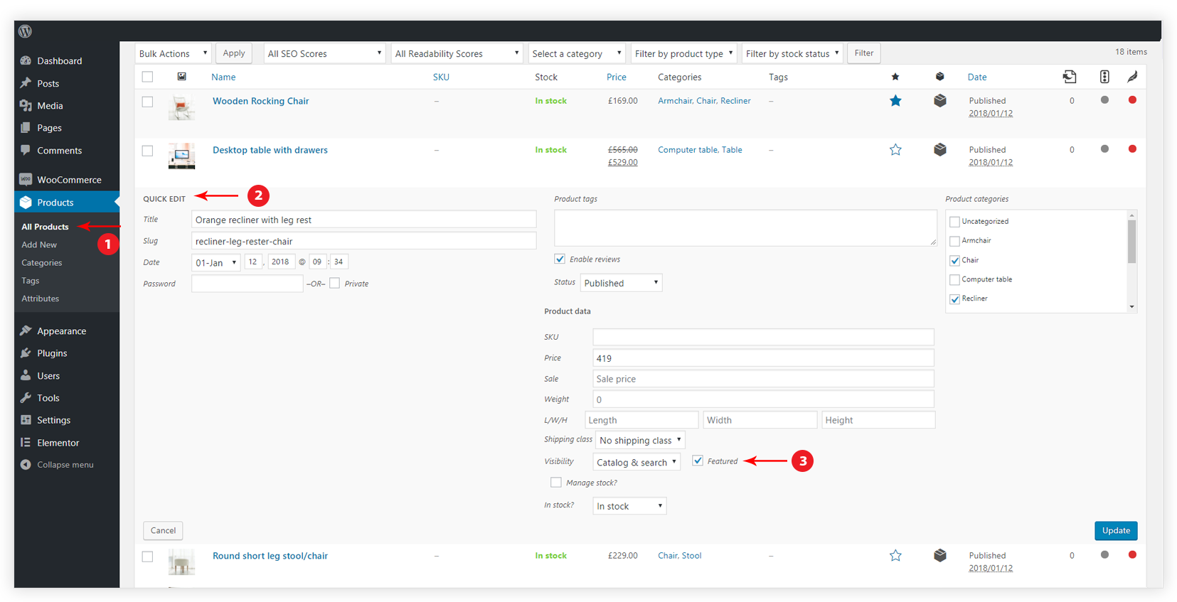 How to Set Featured Products in WooCommerce? Set Featured Products using quick edit