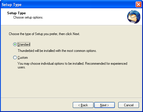 thunderbird instal step 4 and 5
