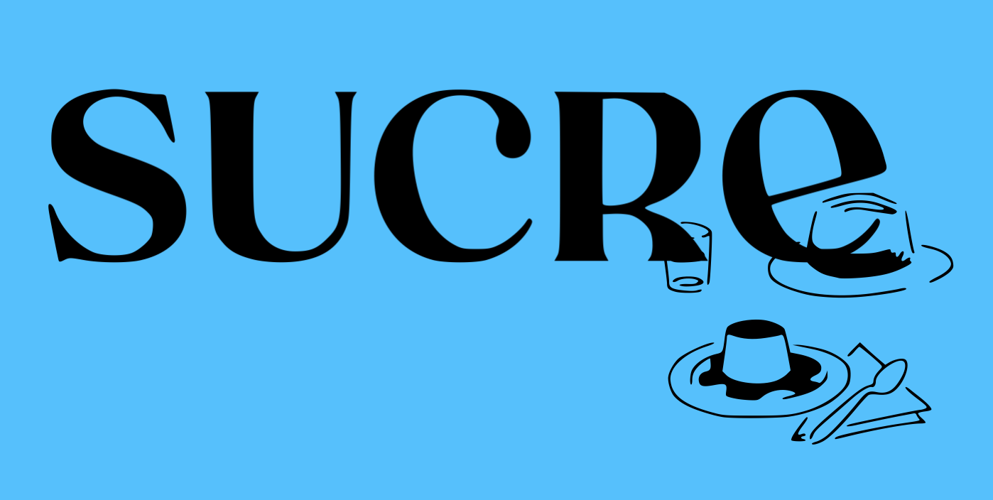 sucre's logo with a doodle i found on their website