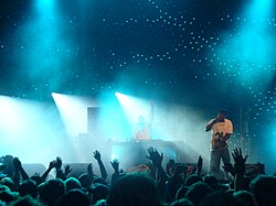 At the Pukkelpop music festival, 2006