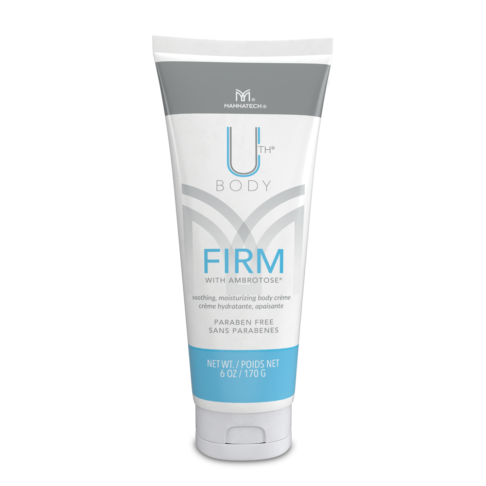 FIRM avec <sup>Ambrotose®</sup>: apaise et hydrate l'ensemble du corps