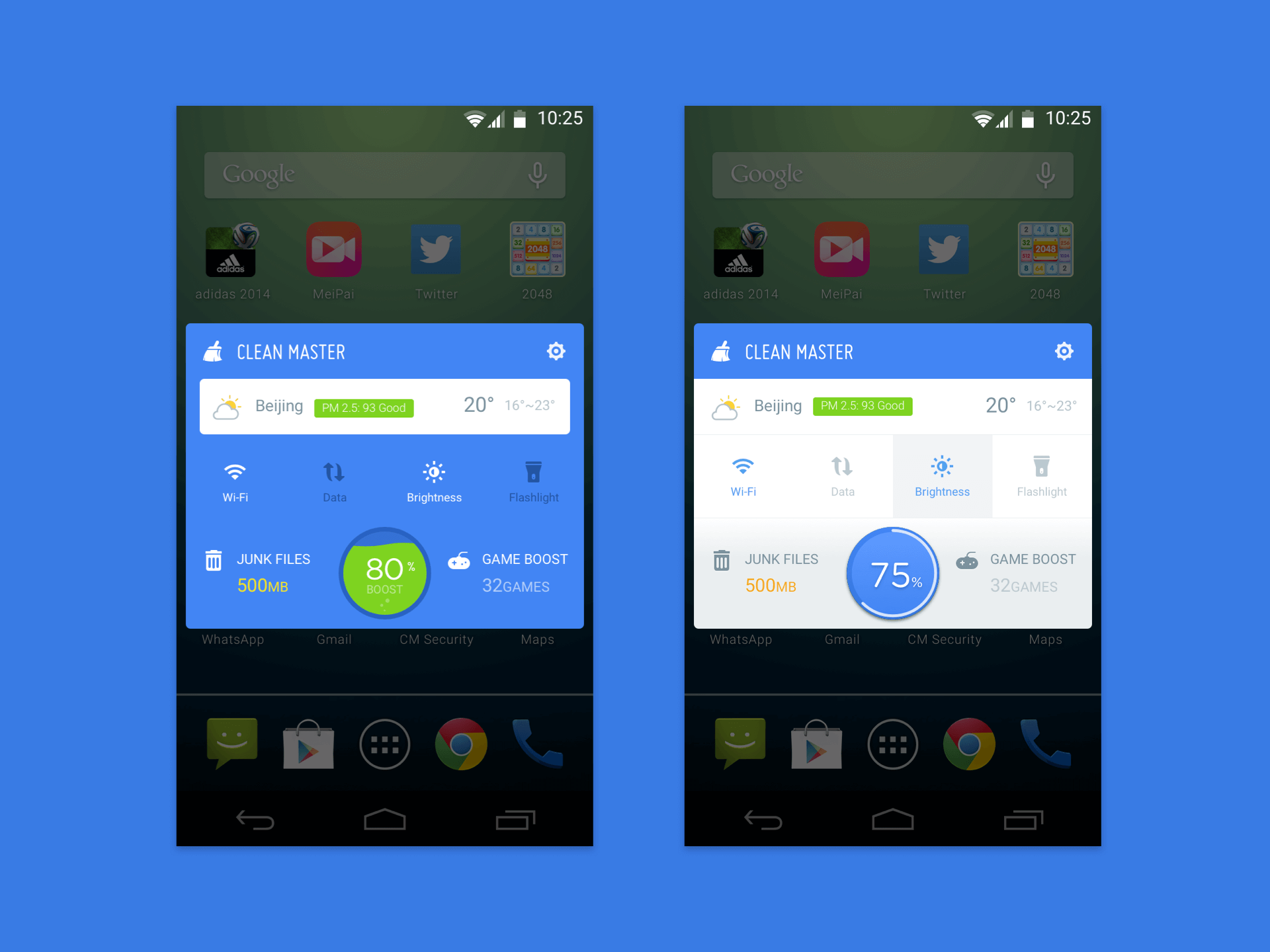 CM Float Widget