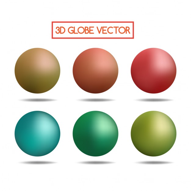 626x626 Colorful Spheres Vector Free Download