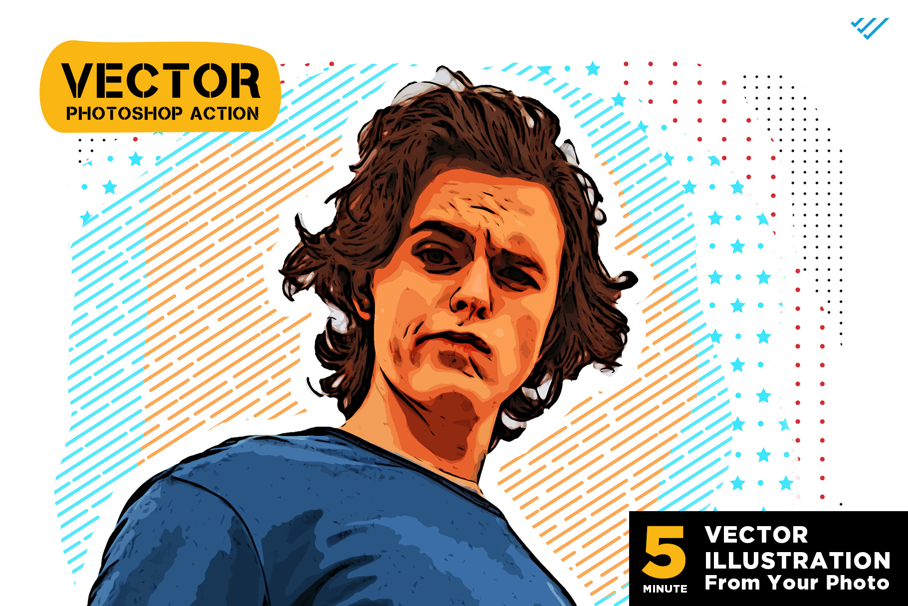 1820x1214 Vector Photoshop Action