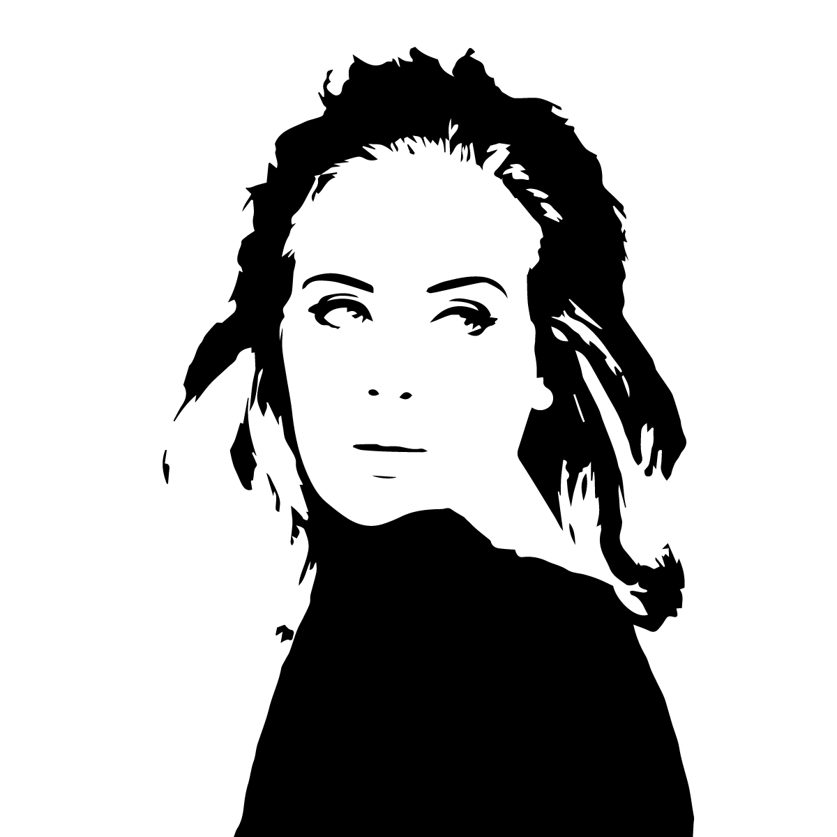 1200x1200 Adele Graphic Clip Art Silhouette Vector Free Vector Silhouette