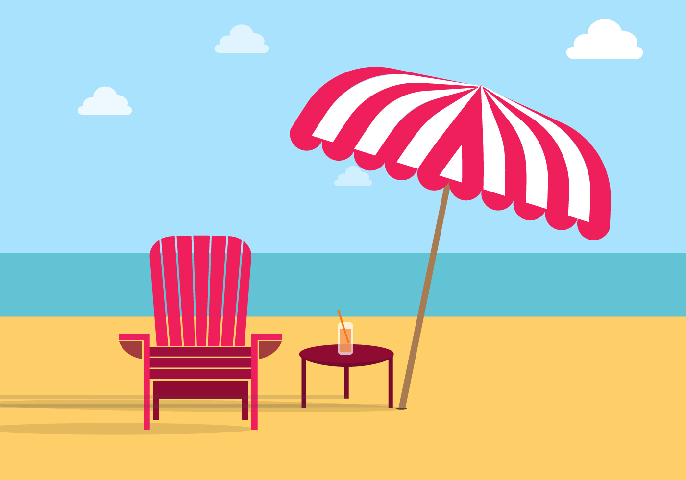 1400x980 Adirondack Chairs Free Vector Art