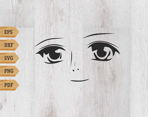 570x451 Anime Eyes Face Eyes Anime Eyes Shirt Eyebrows Etsy