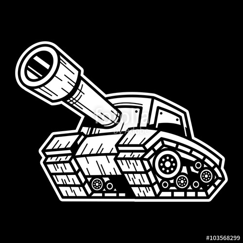 500x500 Cartoon Army Tank Stock Image And Royalty Free Vector