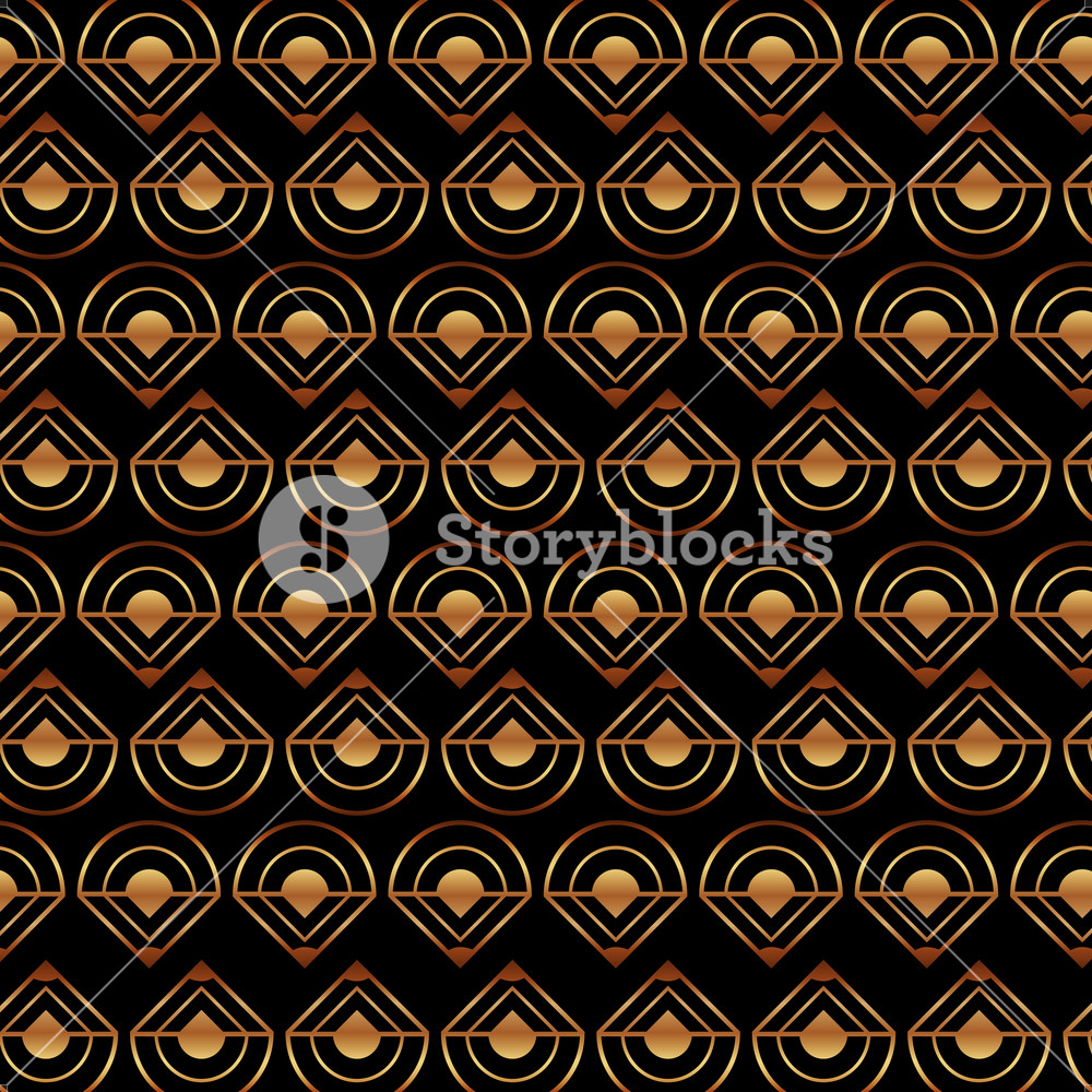 1000x1000 Art Deco Golden Elegant Decoration Abstract Texture Pattern Vector